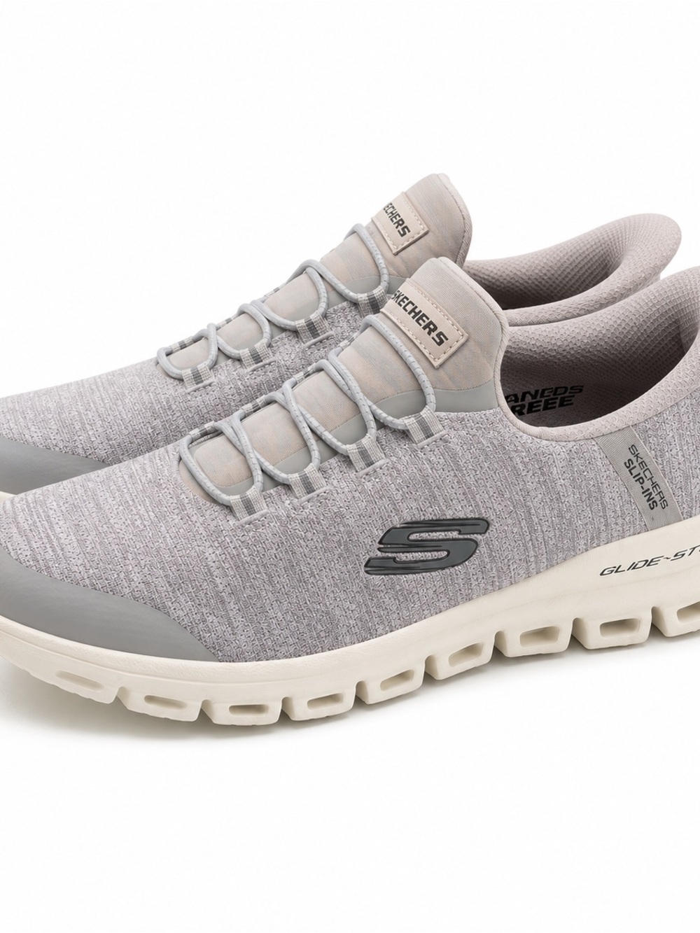 Skechers Men's Hands Free Slip-ins Glide-Step   Zefyr Gray Shoes Gray Size 9.5